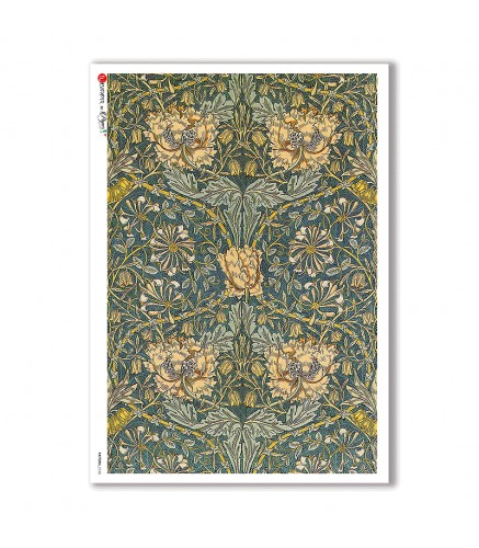 Premium Rice Paper - William Morris (0130) - 1 design of A4